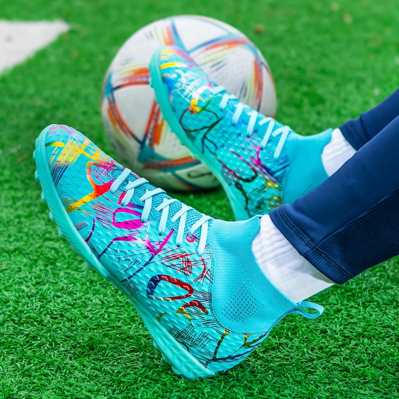 New Original Men Football Field Boots Indoor Society Training Futsal Studded Soccer Cleats Non Slip Kids Football Shoes Sneakers
New Original Men Football Field Boots Indoor Society Training Futsal Studded Soccer Cleats Non Slip Kids Football Shoes Sneakers