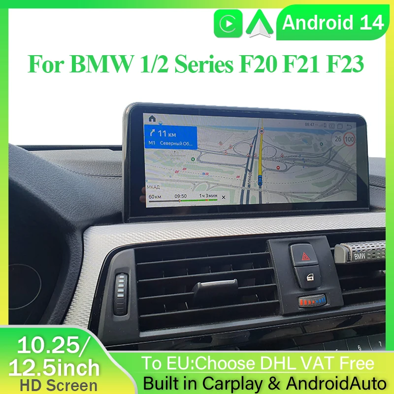 10.25/12.5" Android14 Car Multimedia Video Player Screen Wireless Carplay For BMW 1/2 Series F20 F21 GPS Navigation Bluetooth
10.25/12.5" Android14 Car Multimedia Video Player Screen Wireless Carplay For BMW 1/2 Series F20 F21 GPS Navigation Bluetooth