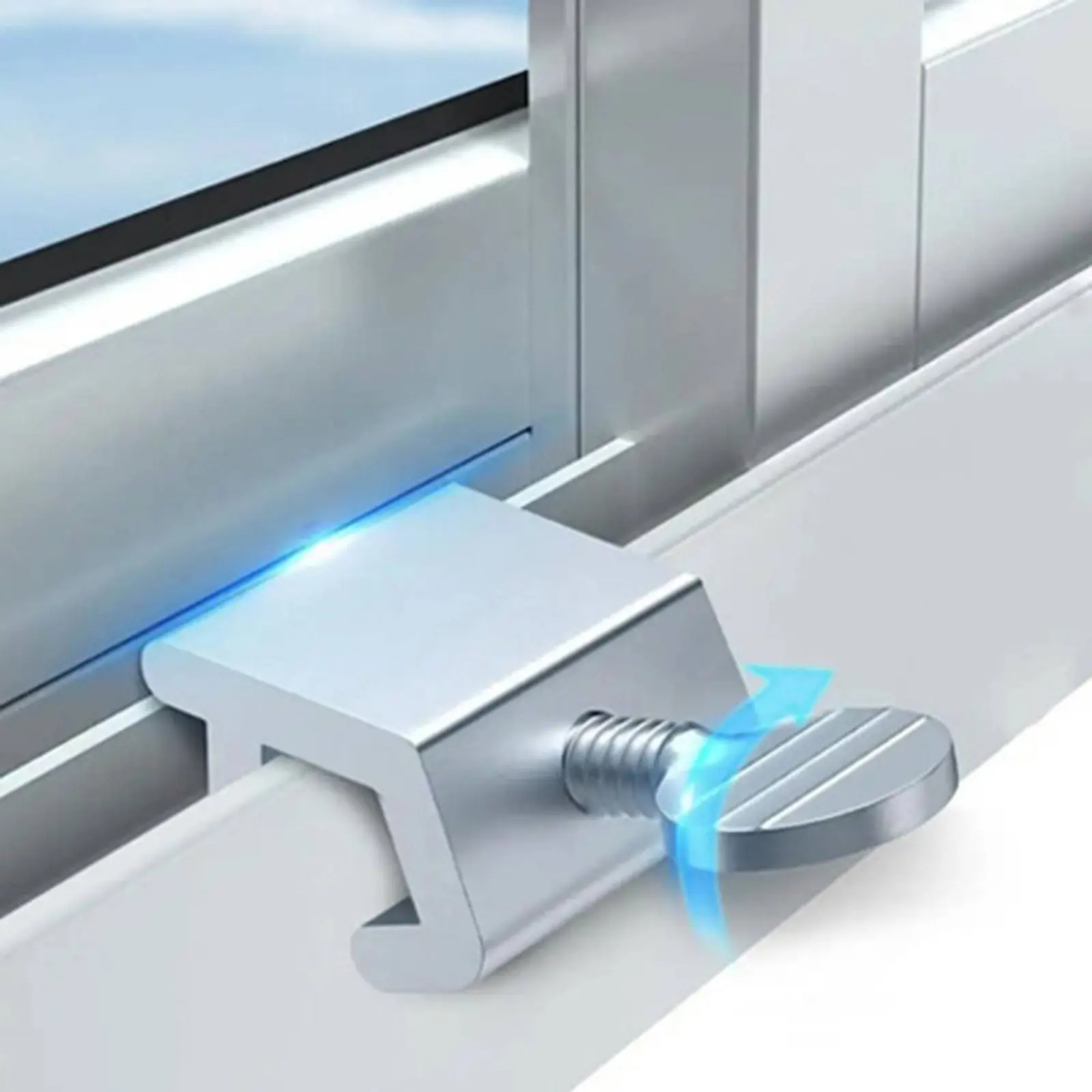 2 Pieces No-Drill Window Lock Easy to Install Sliding Window Safety Lock Home Hardware Rust-Resistant Adjustable for Children
2 Pieces No-Drill Window Lock Easy to Install Sliding Window Safety Lock Home Hardware Rust-Resistant Adjustable for Children