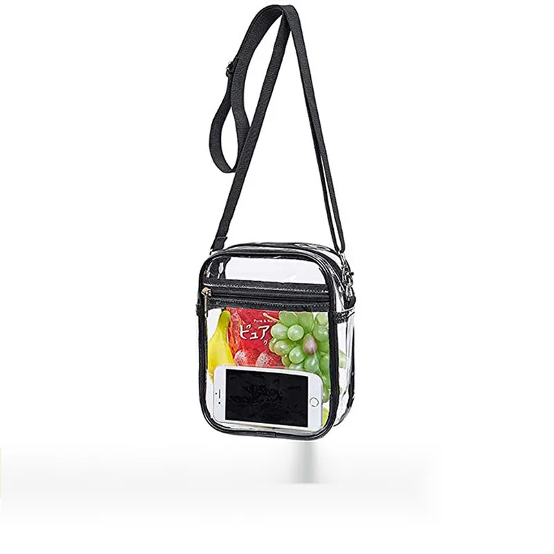 Transparent PVC single shoulder transparent crossbody bag, women's jelly bag, versatile, simple, waterproof small square bag
Transparent PVC single shoulder transparent crossbody bag, women's jelly bag, versatile, simple, waterproof small square bag