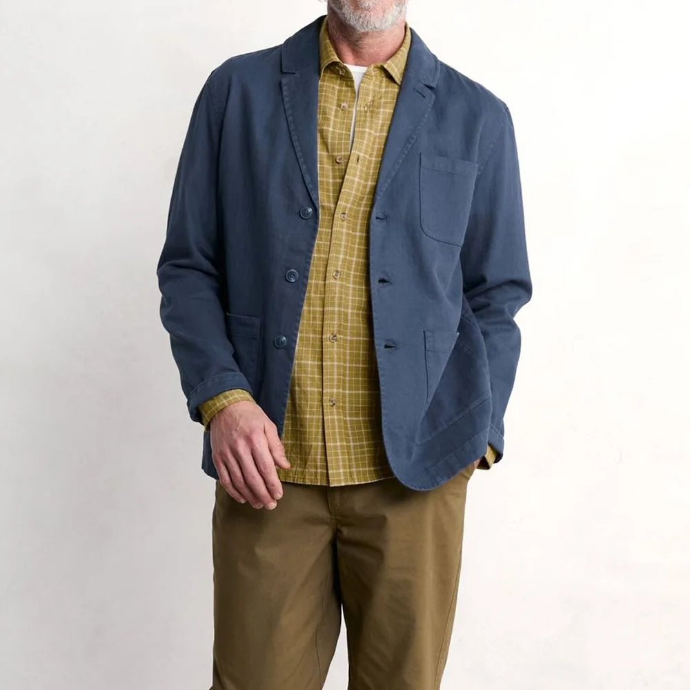 Man Jackets High Quality Notch Lapels Urban Blazers Linen Fabric Fashion Suit Single-Breasted Business Men's Social Coat Casual
Man Jackets High Quality Notch Lapels Urban Blazers Linen Fabric Fashion Suit Single-Breasted Business Men's Social Coat Casual