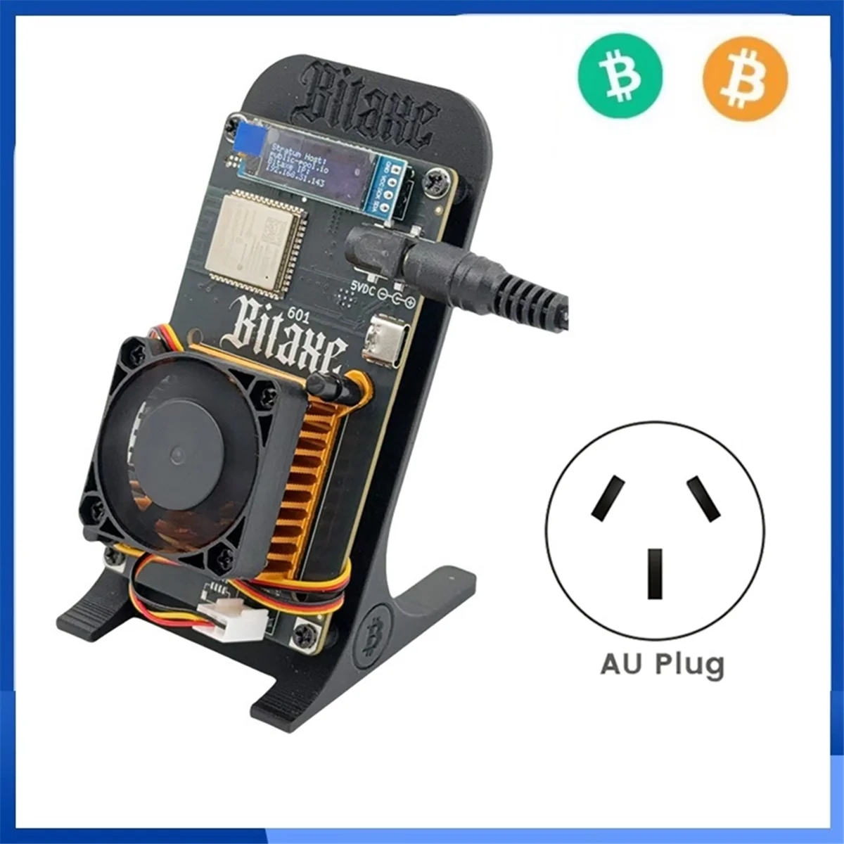 A56G-Bitaxe Gamma 601 Bitcoin Solo Lottery Miner 1.2TH/S BM1370 Asic Chip 18-22W BTC Miner From Antminer S21 Pro AU PLUG
A56G-Bitaxe Gamma 601 Bitcoin Solo Lottery Miner 1.2TH/S BM1370 Asic Chip 18-22W BTC Miner From Antminer S21 Pro AU PLUG