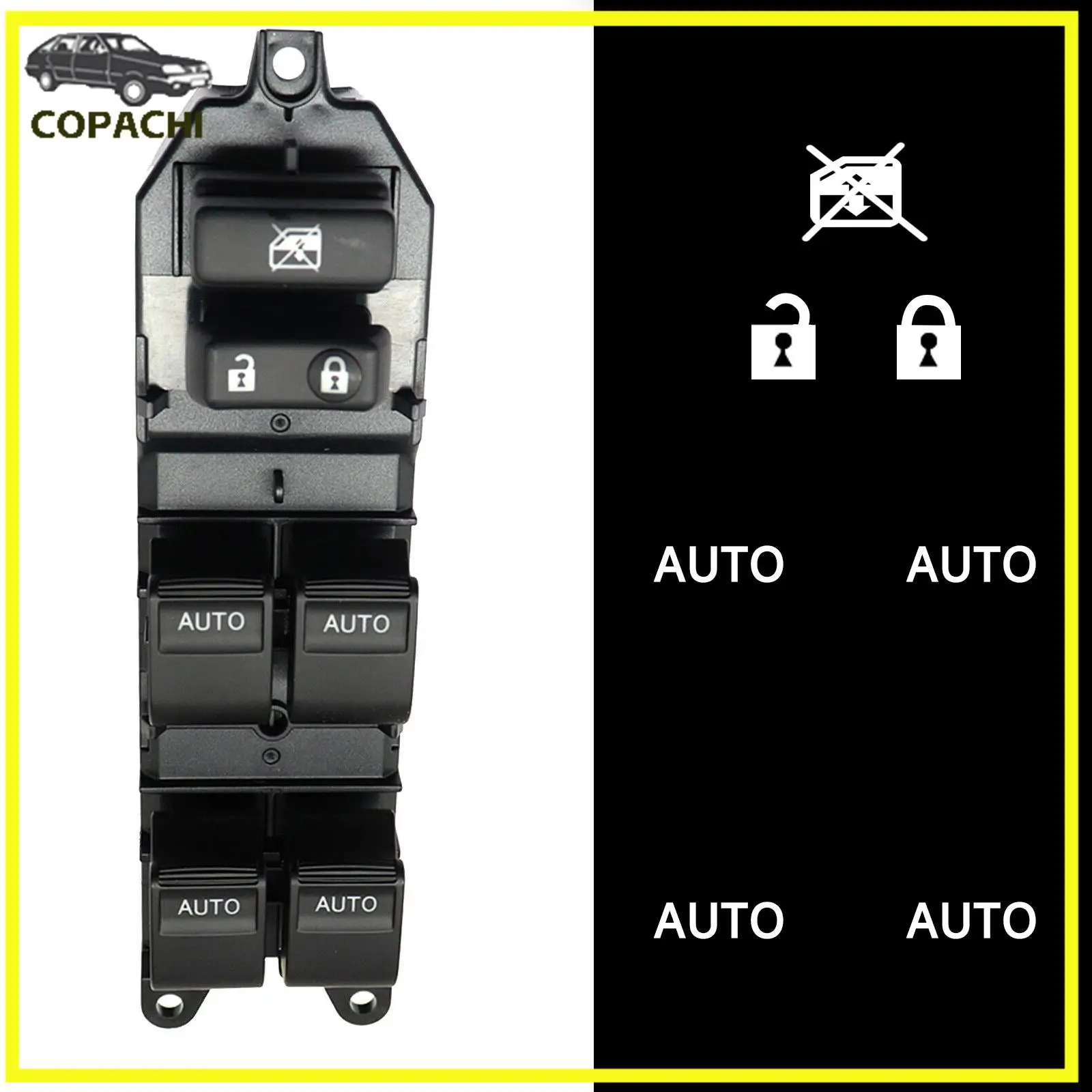 1PC Driver Side LED Power Window Switch Auto Down Up Fit for Toyota Tundra 2007-2021 Car Interior Exterior Accessories Parts 
1PC Driver Side LED Power Window Switch Auto Down Up Fit for Toyota Tundra 2007-2021 Car Interior Exterior Accessories Parts