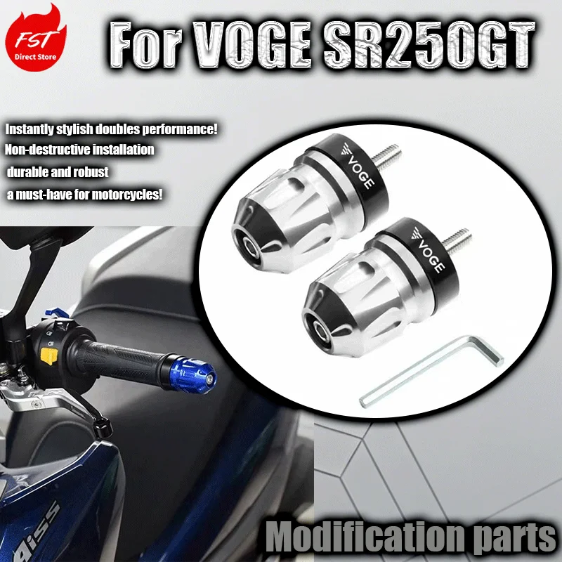 Modified Handlebar End Plugs for Loncin VOGE SR250GT, Handlebar Screw Decorations & Throttle Plug Accessories
Modified Handlebar End Plugs for Loncin VOGE SR250GT, Handlebar Screw Decorations & Throttle Plug Accessories