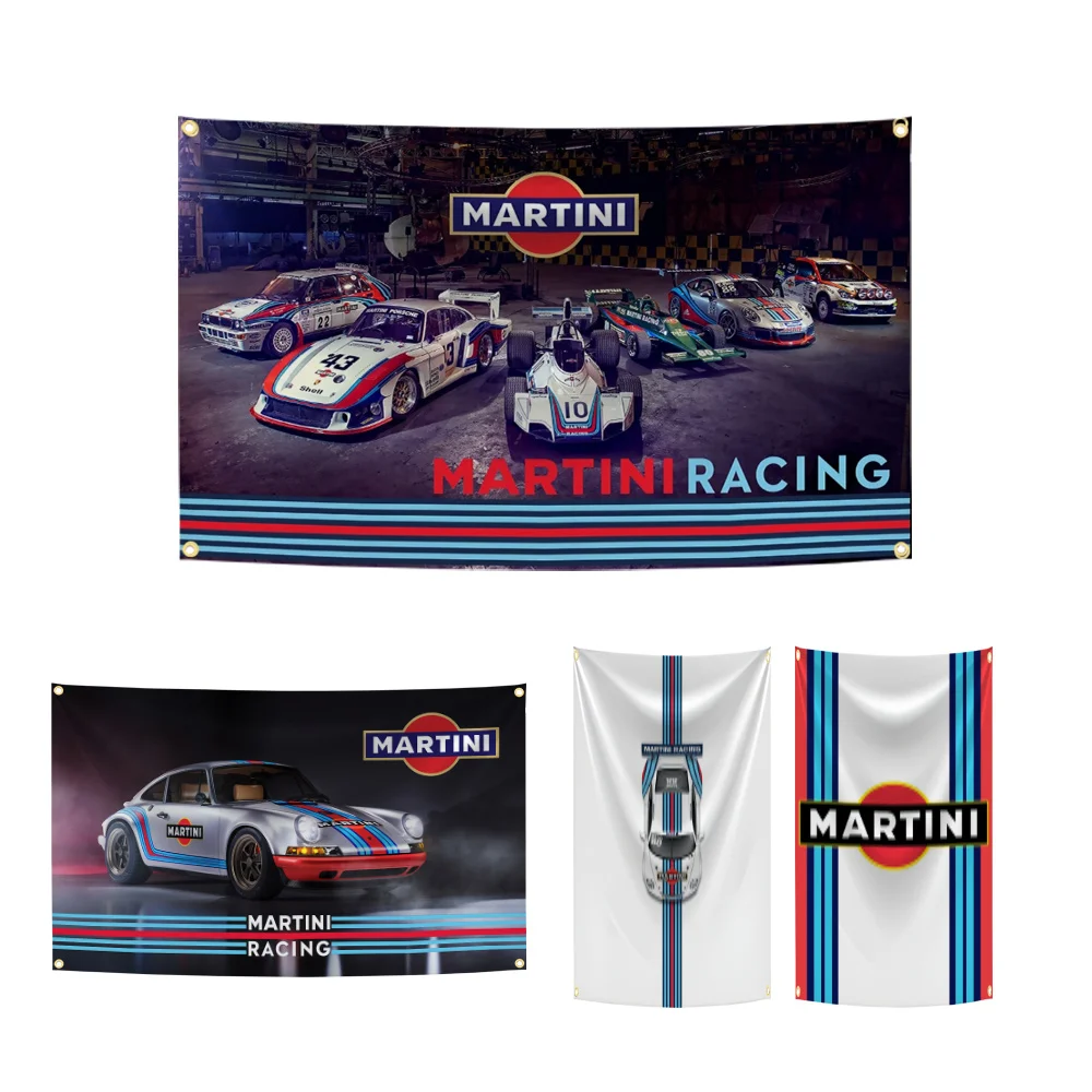 90x150cm Martinis Classic Racing Car Flag Polyester Digital Printing Banner for Garage Wall Art Home Outdoor Decoration Tapestry 
90x150cm Martinis Classic Racing Car Flag Polyester Digital Printing Banner for Garage Wall Art Home Outdoor Decoration Tapestry