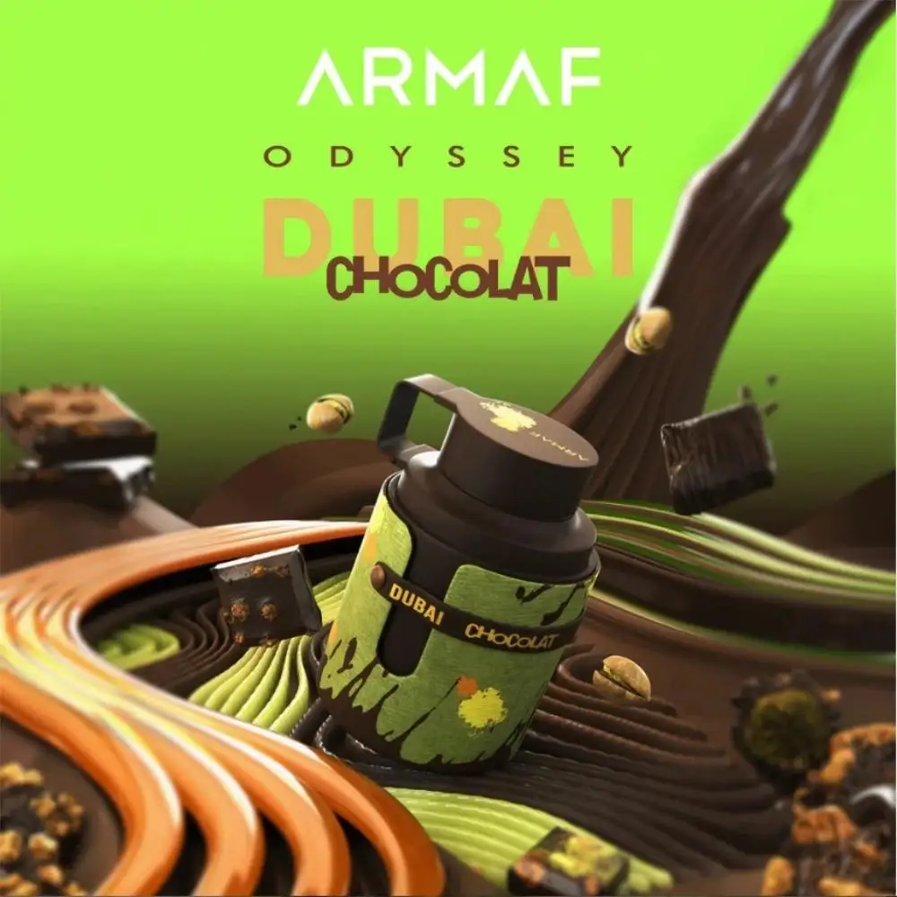 Armaf Odyssey Dubai Chocolat Gourmand Edition Parfum Longlasting Gourmet Chocolate Pistachios Scent Arabian Eau De Toilette
Armaf Odyssey Dubai Chocolat Gourmand Edition Parfum Longlasting Gourmet Chocolate Pistachios Scent Arabian Eau De Toilette