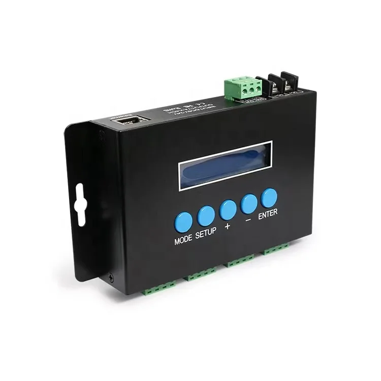 4-портовый пиксельный контроллер BC204 DMX512 и двойной протокол SPI, архитектурная светодиодная установка
4-портовый пиксельный контроллер BC204 DMX512 и двойной протокол SPI, архитектурная светодиодная установка