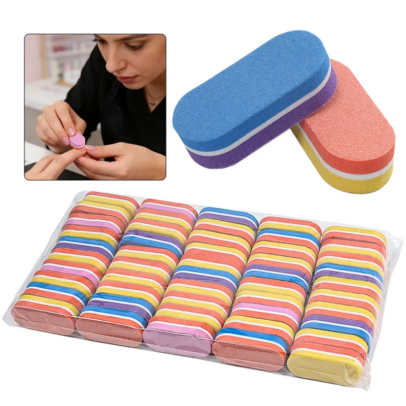 50pcs Mini Sponge Nail File Buffer Block Double Color Buffing Sanding File Pedicure Manicure Tool Gel Suplies Accessories
50pcs Mini Sponge Nail File Buffer Block Double Color Buffing Sanding File Pedicure Manicure Tool Gel Suplies Accessories