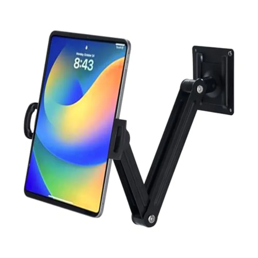 Adjustable Wall Mount Tablet Phone Holder, 360 Rotating, 4-12.9 inch Compatible, for Hospital, Office, Home
Adjustable Wall Mount Tablet Phone Holder, 360 Rotating, 4-12.9 inch Compatible, for Hospital, Office, Home