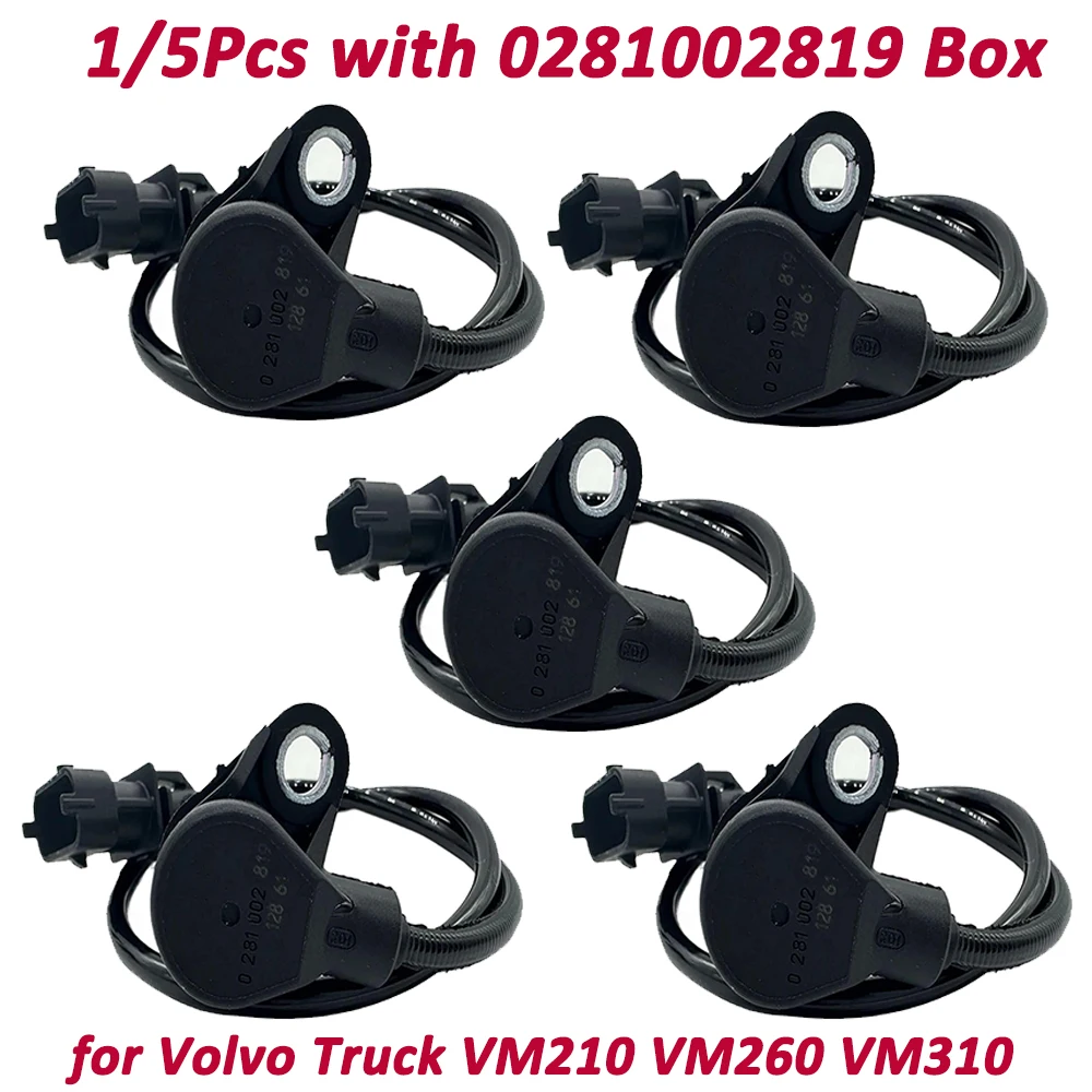1/5pcs for Bosch 0281002819 281002819 Crankshaft Position Sensor for Volvo VM210 VM260 VM310 961200670034, In Stock
1/5pcs for Bosch 0281002819 281002819 Crankshaft Position Sensor for Volvo VM210 VM260 VM310 961200670034, In Stock