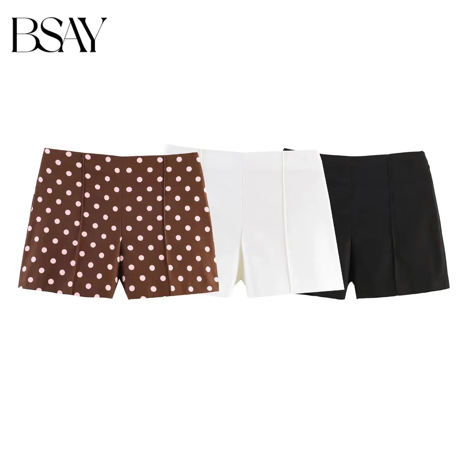 BSAY Women Fashion High Waist Shorts 2026 Summer New Vintage Polka Dots A-line Wide Leg Casual White Hot Pants Mujer
BSAY Women Fashion High Waist Shorts 2026 Summer New Vintage Polka Dots A-line Wide Leg Casual White Hot Pants Mujer