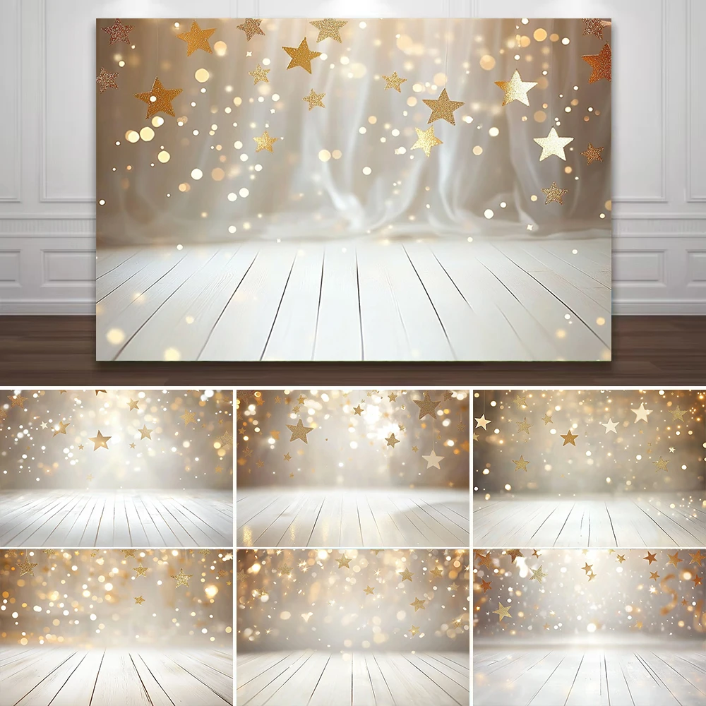 Golden Star Glitters Light Spots Backdrop for Photography Wooden Board Wedding Birthday Party Stage Photo Background Photozone
Golden Star Glitters Light Spots Backdrop for Photography Wooden Board Wedding Birthday Party Stage Photo Background Photozone