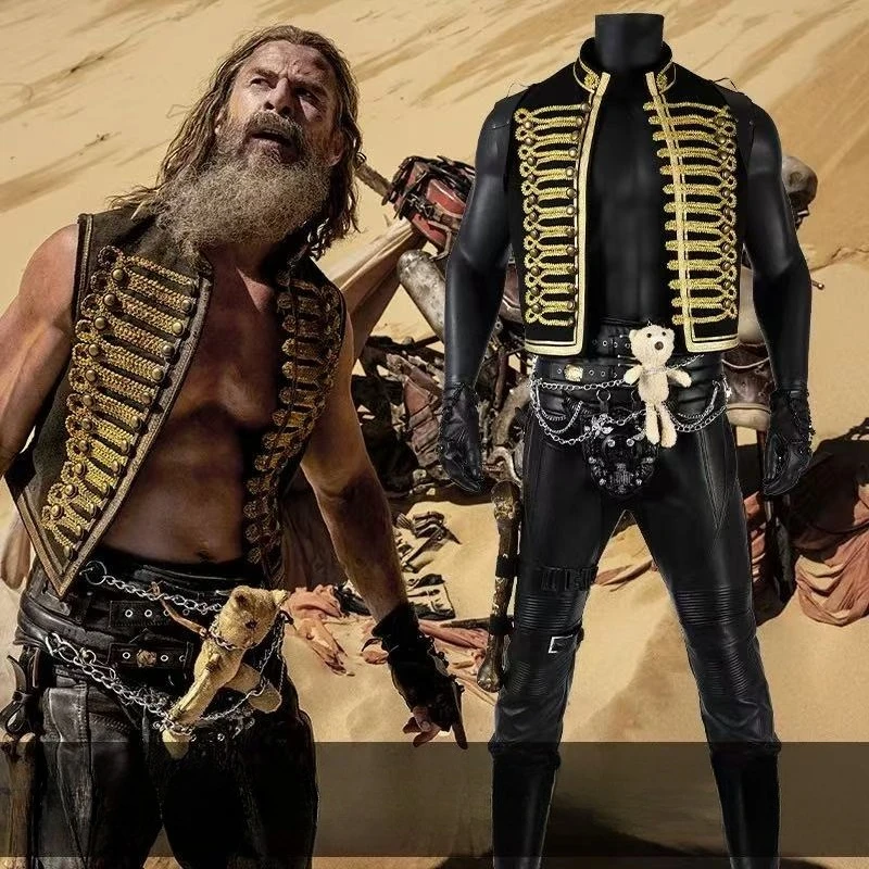 Fancy DeMantus Cosplay Vest for Men Movie Max Mad Costume Disguise Adult Man Roleplay Suit Halloween Carnival Party Clothes
Fancy DeMantus Cosplay Vest for Men Movie Max Mad Costume Disguise Adult Man Roleplay Suit Halloween Carnival Party Clothes