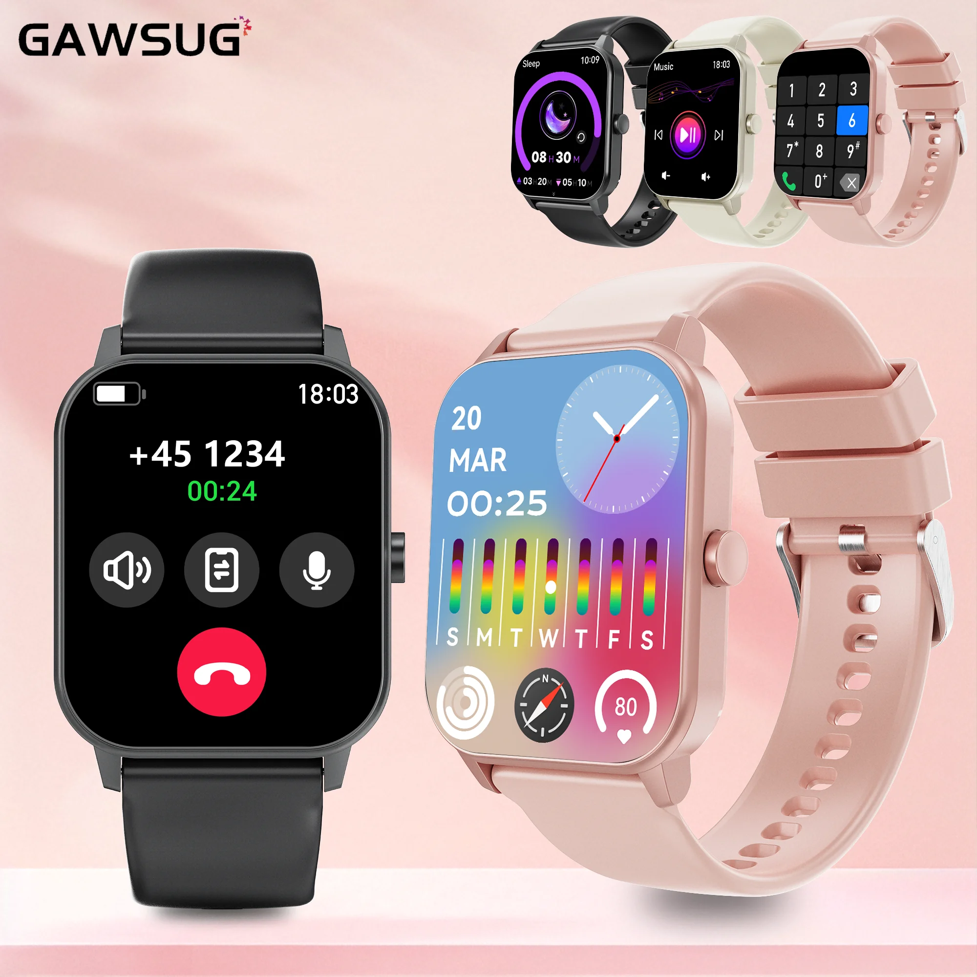 Ultra Thin Smart Watch 1.85" AMOLED Display HD 466*466 Always Show Time Call Reminder for Women Men New Original Smartwatch gift
Ultra Thin Smart Watch 1.85" AMOLED Display HD 466*466 Always Show Time Call Reminder for Women Men New Original Smartwatch gift