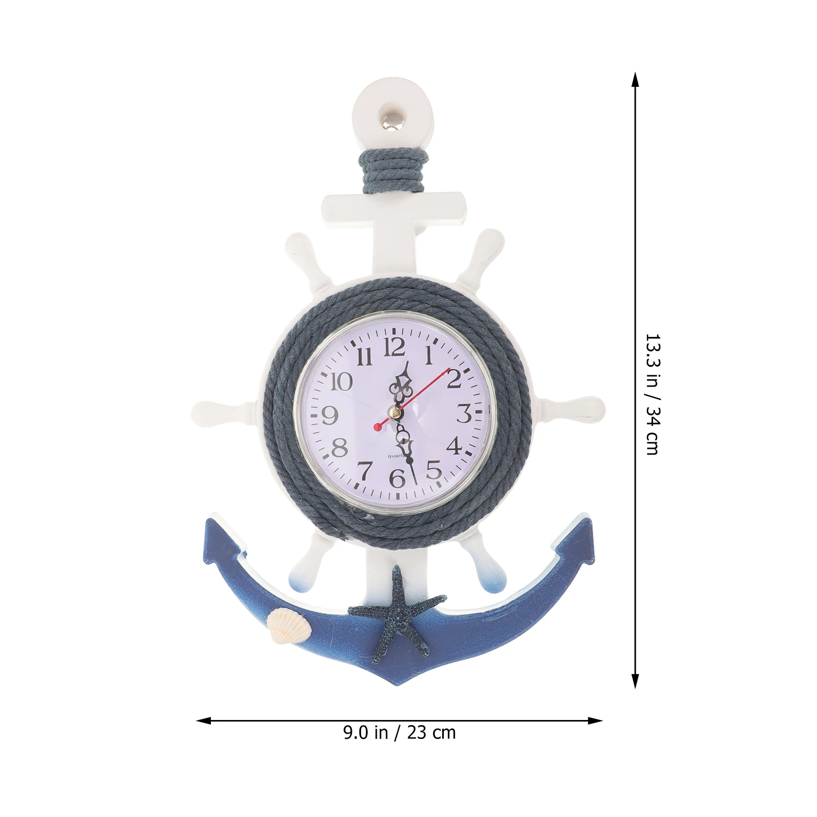 Table Mediterranean Style Wall Clock Seaside Vintage Decor Living Room Wooden Clocks for Home Decorative Nautical
Table Mediterranean Style Wall Clock Seaside Vintage Decor Living Room Wooden Clocks for Home Decorative Nautical