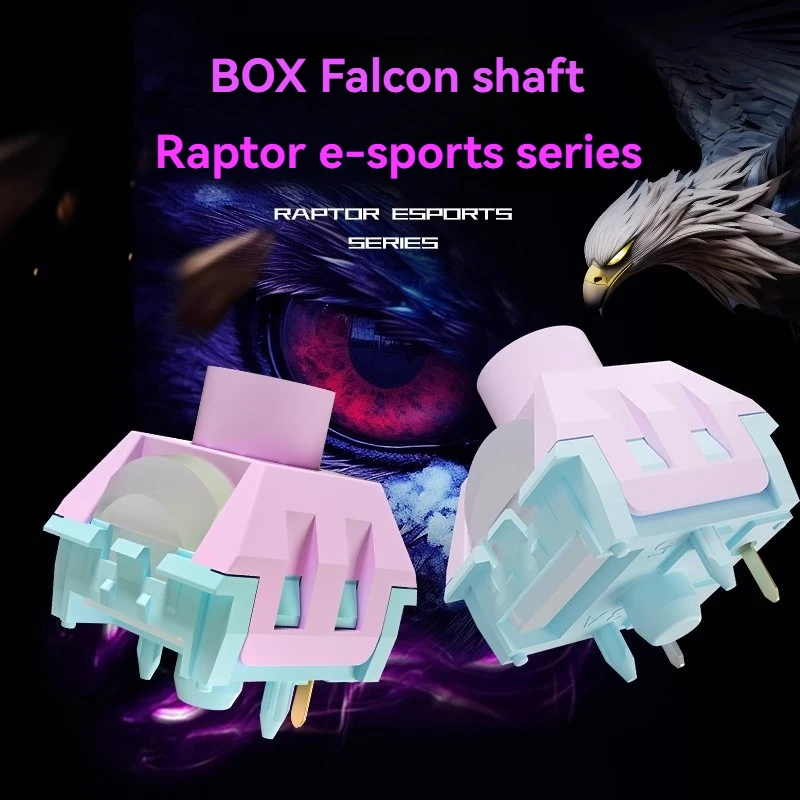 Kailh BOX Saker Switches Smooth Stable Lubed Linear Switch 42g 1.3mm Quick Trigger Custom Shaft for Mechanical Keyboard Switch
Kailh BOX Saker Switches Smooth Stable Lubed Linear Switch 42g 1.3mm Quick Trigger Custom Shaft for Mechanical Keyboard Switch