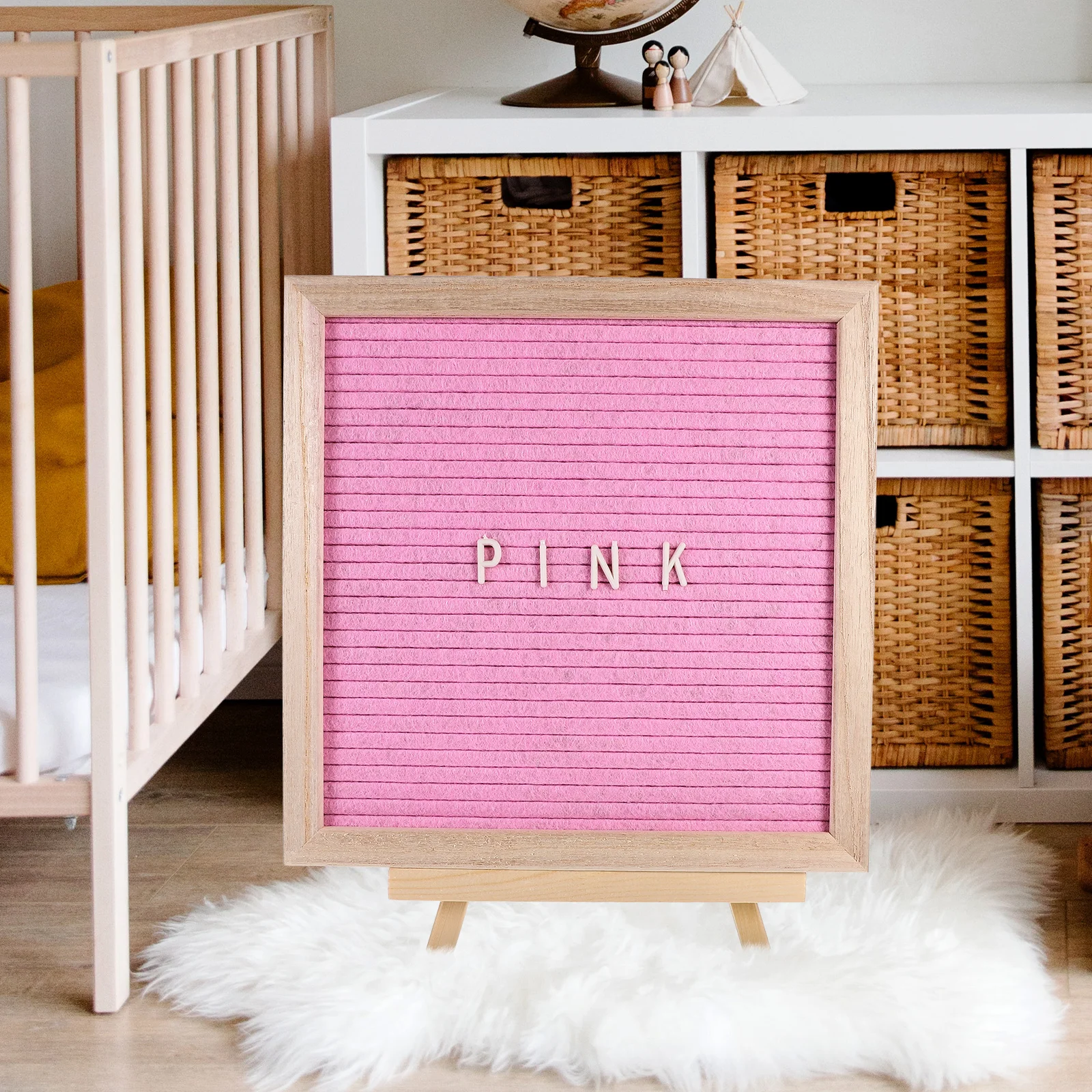 LIFKOME Wooden Alphabet Felt Letter Board Message Board for Wedding Shower Double Sided Letters
LIFKOME Wooden Alphabet Felt Letter Board Message Board for Wedding Shower Double Sided Letters