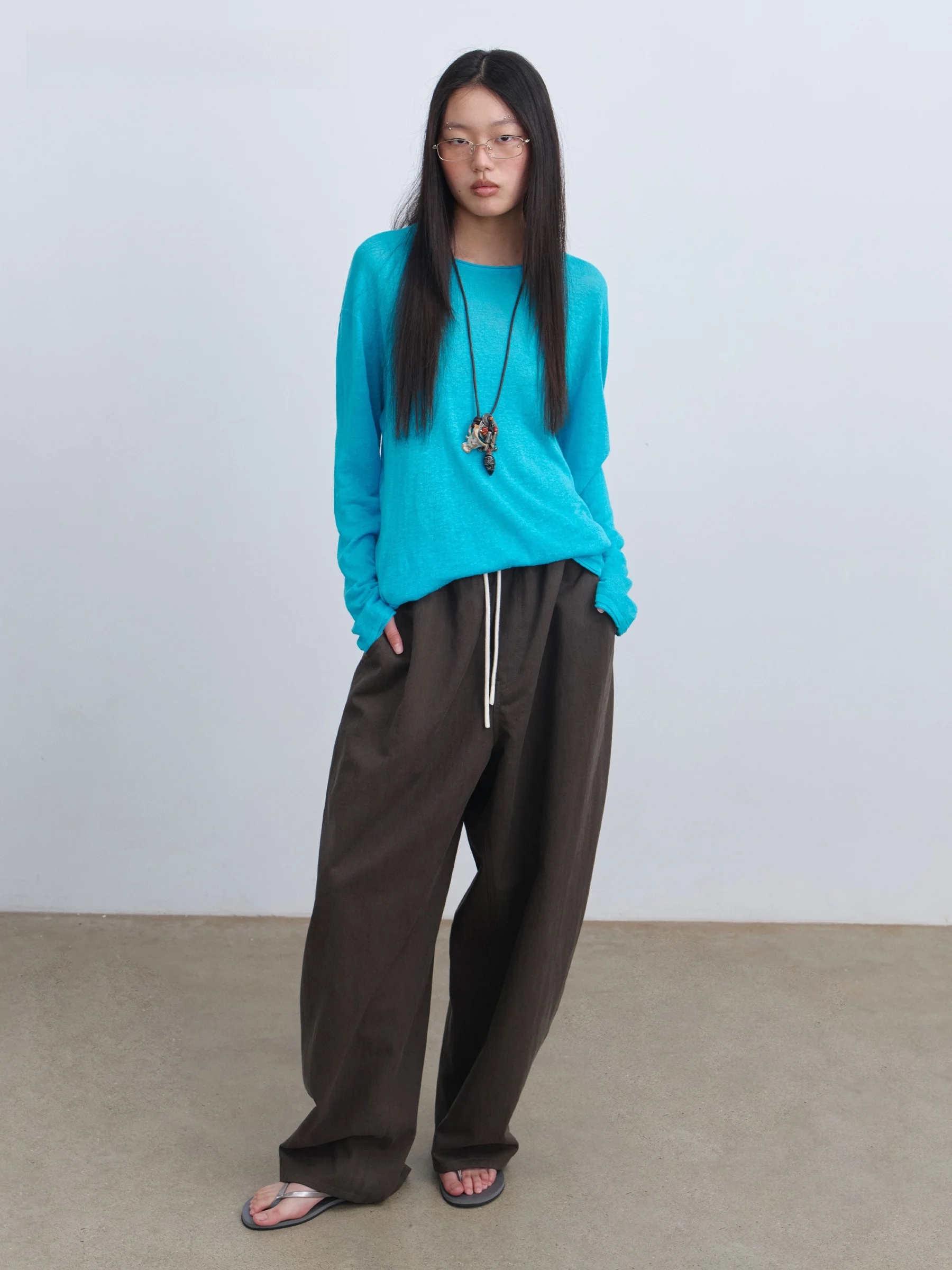 VERMO High Quality Pure Linen Lightweight Breathable Knitted Long Sleeve Summer Cover up Loose Fit Casual Style Women's Top
VERMO High Quality Pure Linen Lightweight Breathable Knitted Long Sleeve Summer Cover up Loose Fit Casual Style Women's Top