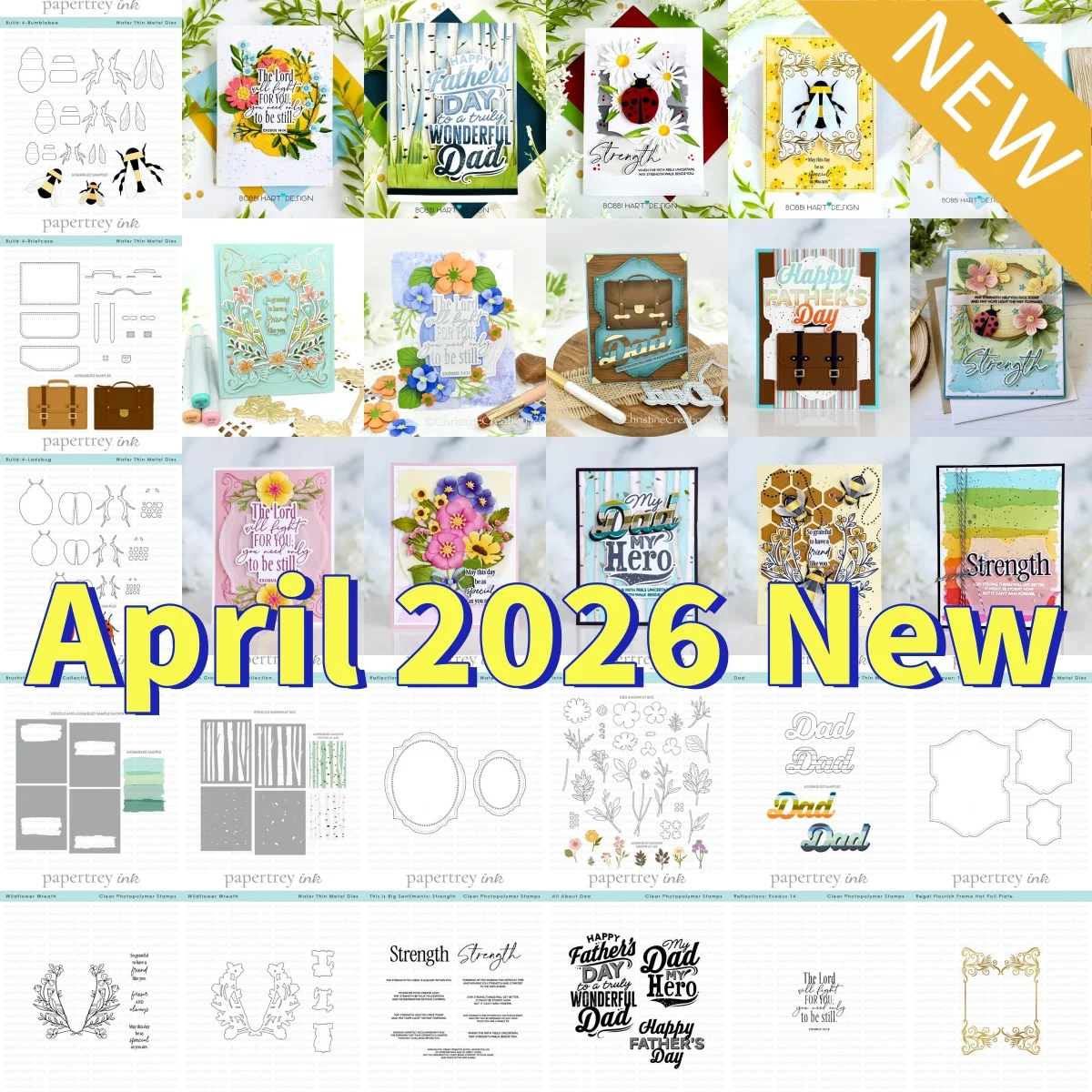April 2026 New Ladybug Father's Day Flowers Metal Cutting Dies Clear Stamps Stencil Hot Foil for DIY Scrapbook Greeting Card
April 2026 New Ladybug Father's Day Flowers Metal Cutting Dies Clear Stamps Stencil Hot Foil for DIY Scrapbook Greeting Card