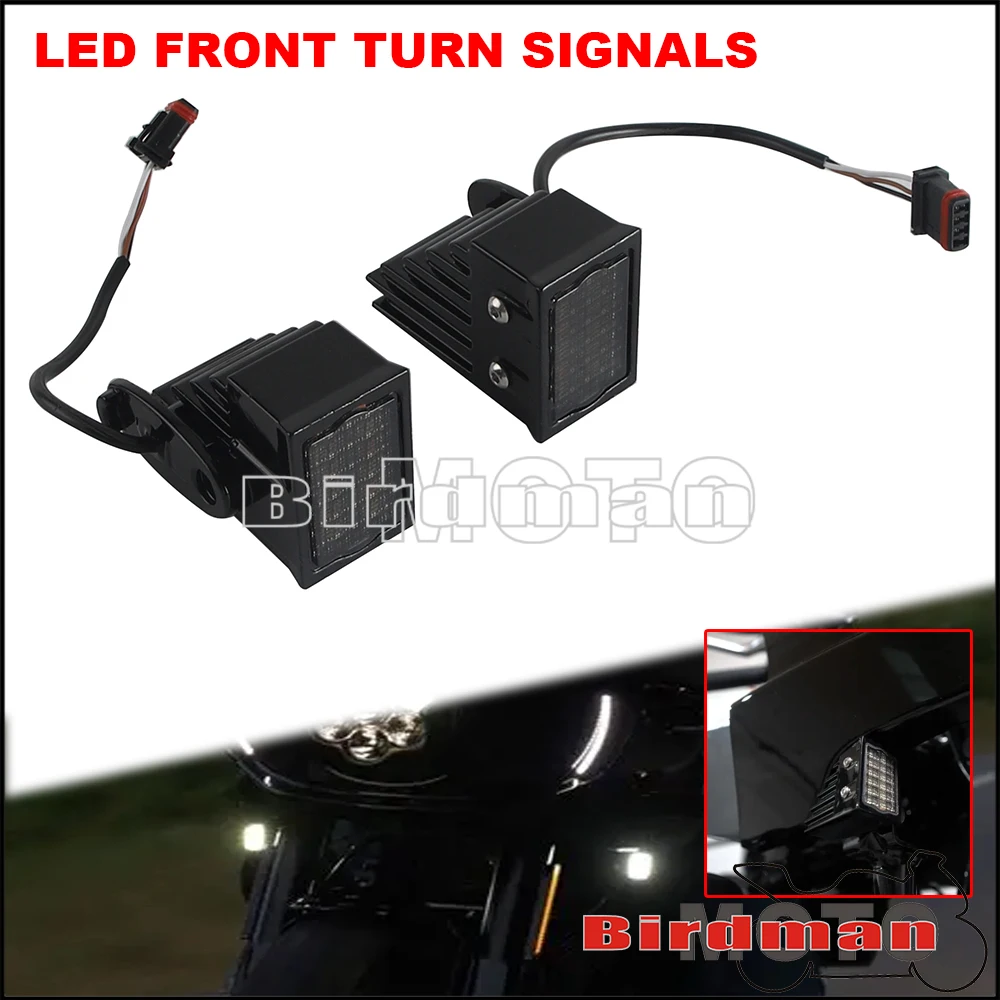 Motorcycle Dual-intensity LED Front Turn Signals Running light For Harley Softail Low Rider ST FXLRST 22-25 El Diablo FXRST 2022
Motorcycle Dual-intensity LED Front Turn Signals Running light For Harley Softail Low Rider ST FXLRST 22-25 El Diablo FXRST 2022