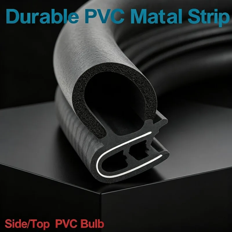 Soundproof Sealing Strips Universal Car Door Rubber Seal Strip 6M with Side/Top PVC Bulb for Car Door Boat Home Sealants Kit
Soundproof Sealing Strips Universal Car Door Rubber Seal Strip 6M with Side/Top PVC Bulb for Car Door Boat Home Sealants Kit