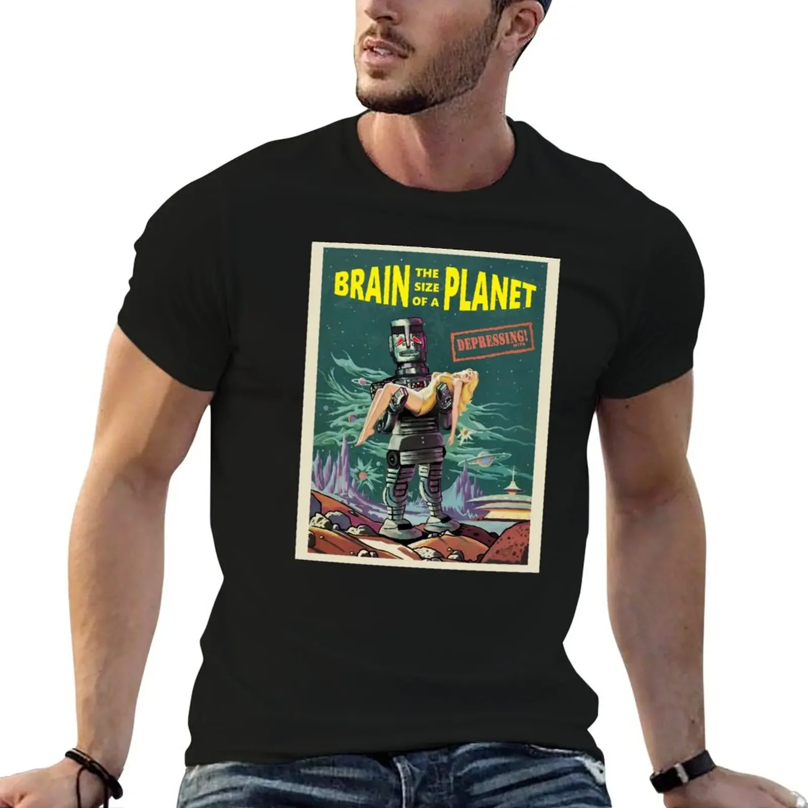 Brain the size of a planet T-Shirt oversized t shirt funny shirt cotton anime figures shirts men
Brain the size of a planet T-Shirt oversized t shirt funny shirt cotton anime figures shirts men
