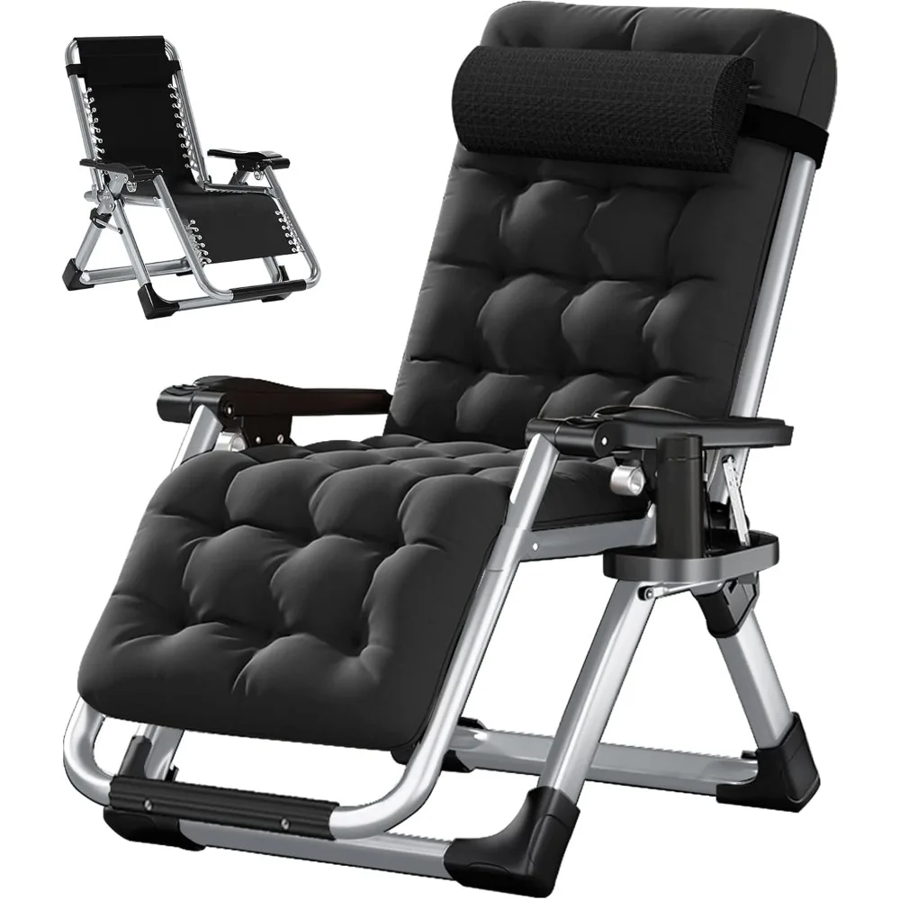 Zero Gravity Chair, Premium Lawn Recliner Folding Portable Chaise Lounge with Detachable Cushion, Headrest and Cup Holder, Recl
Zero Gravity Chair, Premium Lawn Recliner Folding Portable Chaise Lounge with Detachable Cushion, Headrest and Cup Holder, Recl