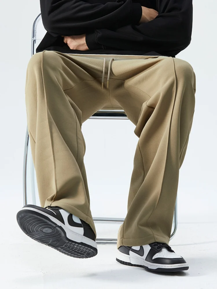 Мужские повседневные брюки прямого кроя на осень-зиму, свободные спортивные длинные брюки, утепленные, бренд HE Thiened, осень 2024
Мужские повседневные брюки прямого кроя на осень-зиму, свободные спортивные длинные брюки, утепленные, бренд HE Thiened, осень 2024