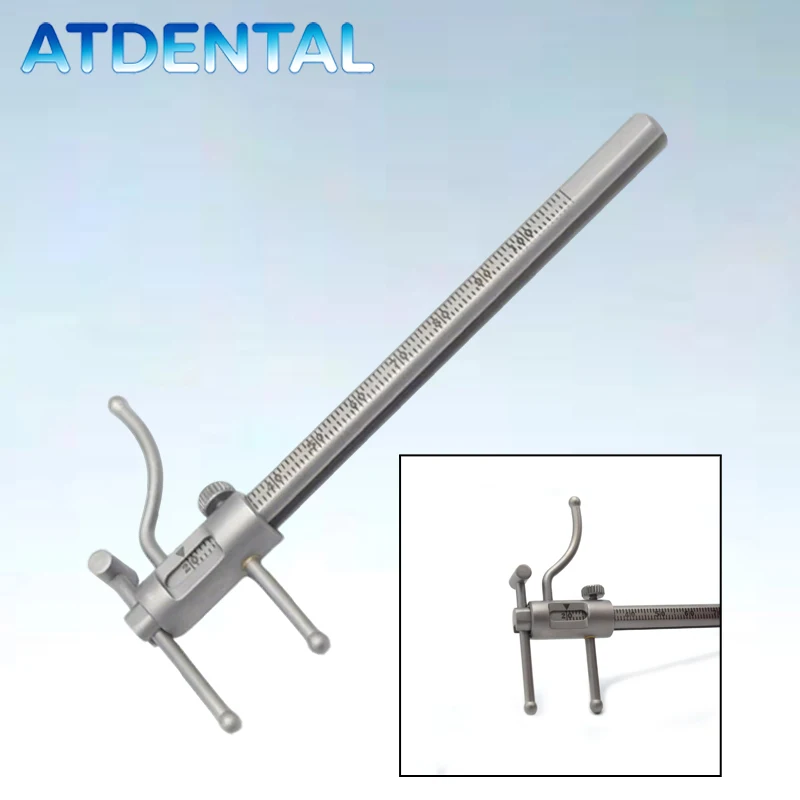 Стоматологический штангенциркуль 0-100 мм, ортодонтический измерительный прибор для определения положения челюсти и имплантатов, точные инструменты для стоматологов
Стоматологический штангенциркуль 0-100 мм, ортодонтический измерительный прибор для определения положения челюсти и имплантатов, точные инструменты для стоматологов