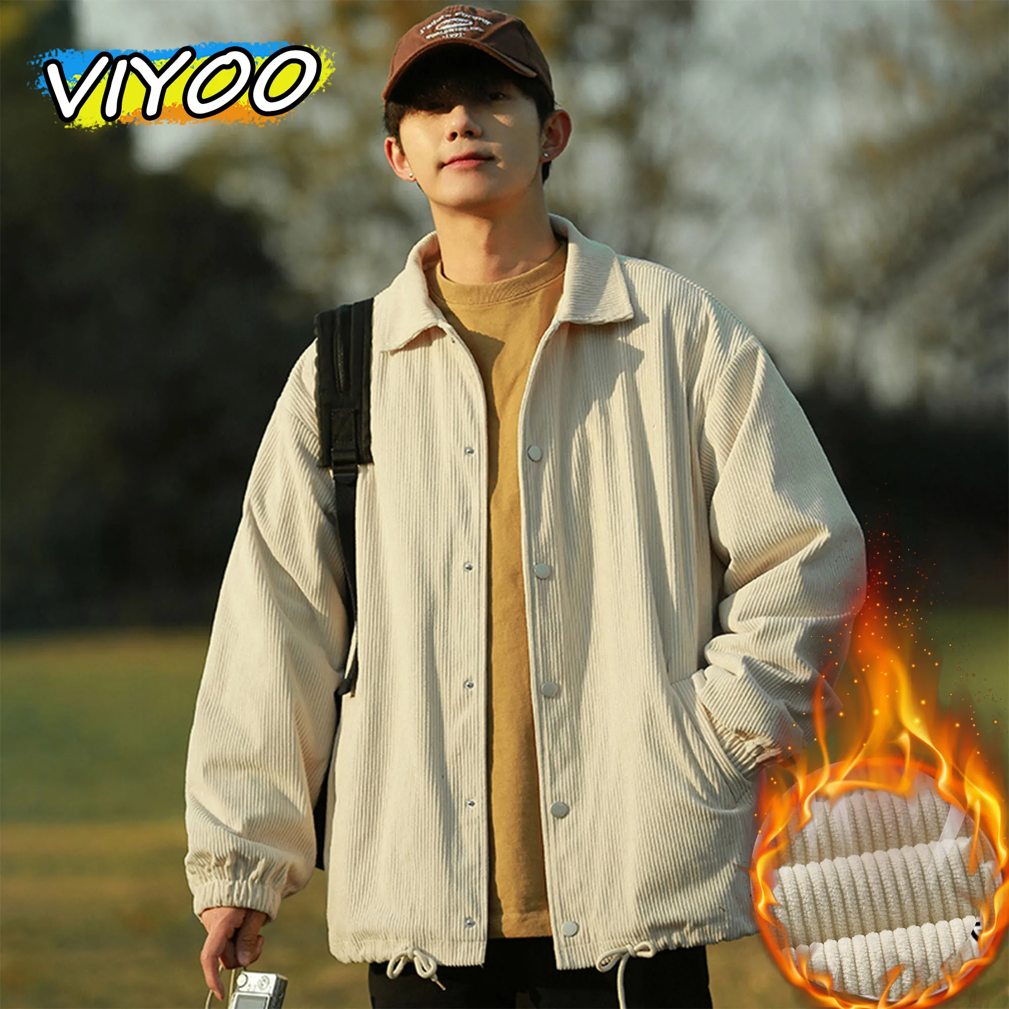 Japan Style Men's Y2K High Quality Casual Corduroy Jacket Coat Long Sleeve Shirts For Men Streetwear Fashion Clothing
Japan Style Men's Y2K High Quality Casual Corduroy Jacket Coat Long Sleeve Shirts For Men Streetwear Fashion Clothing