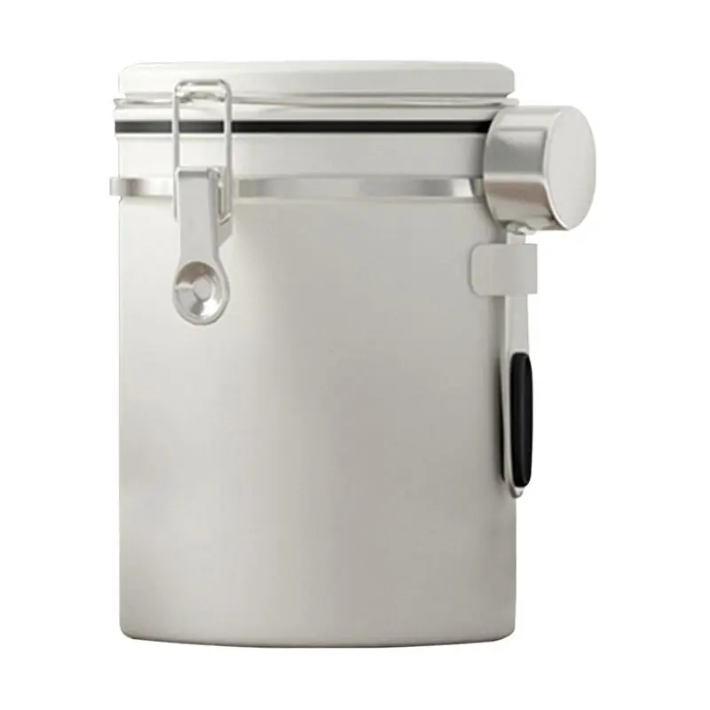 1800ML Stainless Steel Coffee Canister Airtight Container With Date Tracker Measuring Spoon Freshness Lock Kitchen-AT64
1800ML Stainless Steel Coffee Canister Airtight Container With Date Tracker Measuring Spoon Freshness Lock Kitchen-AT64