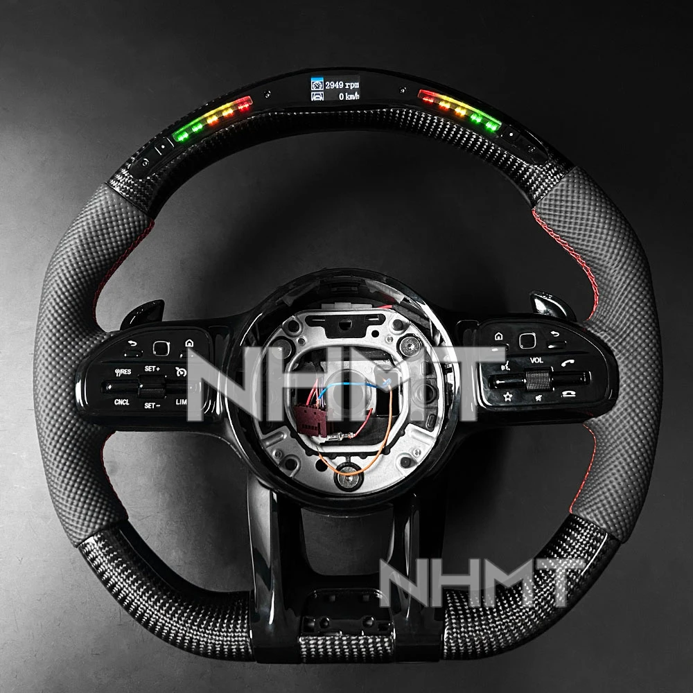 Customized RPM LED Steering Wheel For Benz Mercedes AMG C63 E63 A C E CL GL W205 W204 W213 W212 2010-2021
Customized RPM LED Steering Wheel For Benz Mercedes AMG C63 E63 A C E CL GL W205 W204 W213 W212 2010-2021