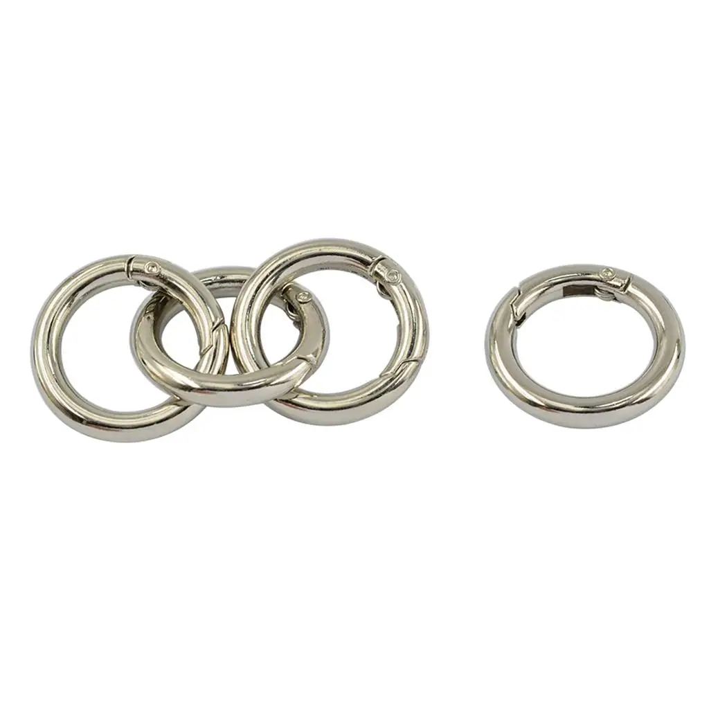 Alloy Round Spring Snap Hook Key Hooks Sturdy Clasp Accessory Carabiner Clips for Handbags Bracelets and Crafts
Alloy Round Spring Snap Hook Key Hooks Sturdy Clasp Accessory Carabiner Clips for Handbags Bracelets and Crafts