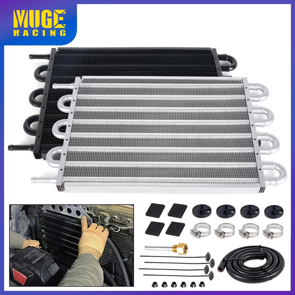 MUGE-8 Row Extended Length Aluminum Oil Cooler Kit 5/16" Radiator Auto-Manual Radiator Converter Kit OSA023
MUGE-8 Row Extended Length Aluminum Oil Cooler Kit 5/16" Radiator Auto-Manual Radiator Converter Kit OSA023