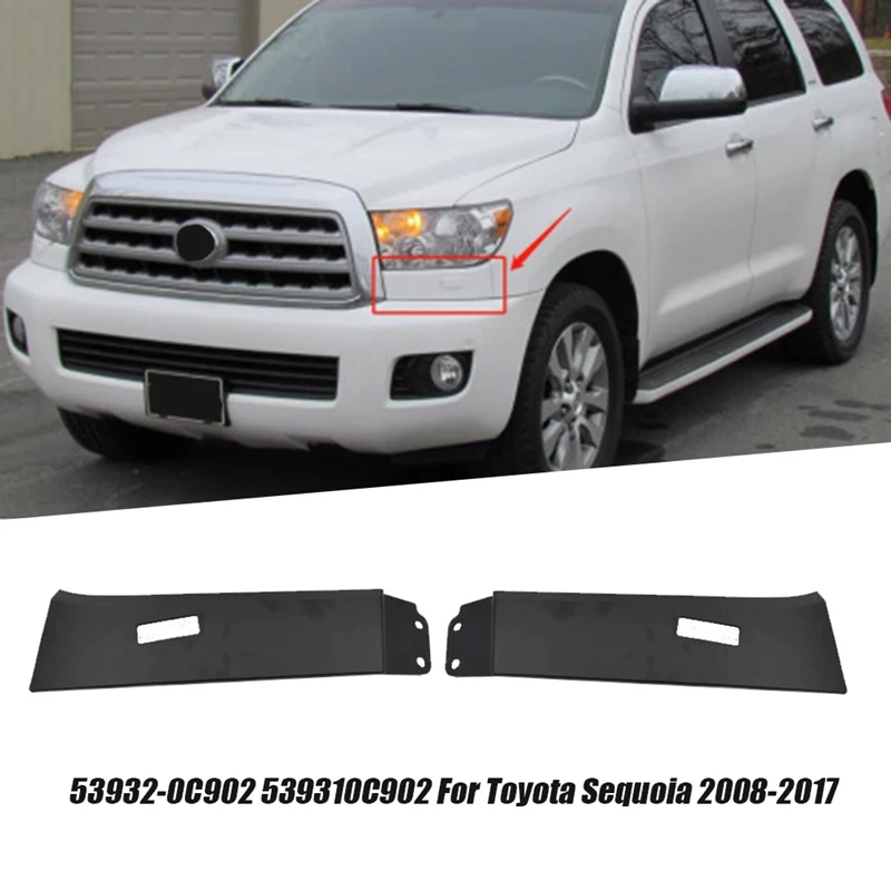 Наполнитель передней и нижней фары 53932-0C902 539310C902 для Toyota Sequoia 2008-2017 с отверстием для водяного сопла, 1 пара
Наполнитель передней и нижней фары 53932-0C902 539310C902 для Toyota Sequoia 2008-2017 с отверстием для водяного сопла, 1 пара
