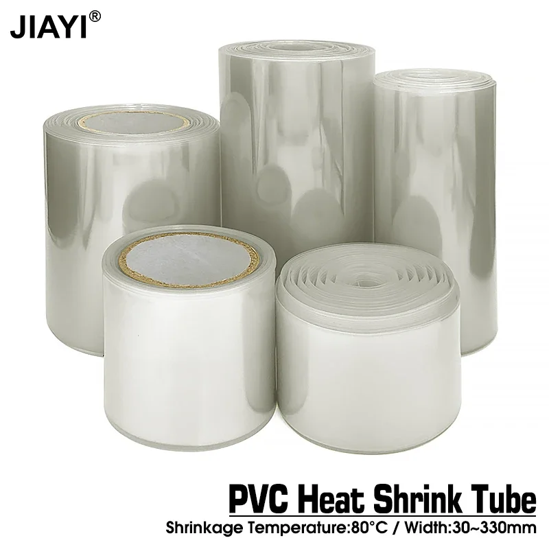 Clear PVC Heat Shrink Tube 21 25 30 40-250mm Flame Retardant Waterproof Anti-aging Insulation Protector for 18650 Battery Cable
Clear PVC Heat Shrink Tube 21 25 30 40-250mm Flame Retardant Waterproof Anti-aging Insulation Protector for 18650 Battery Cable