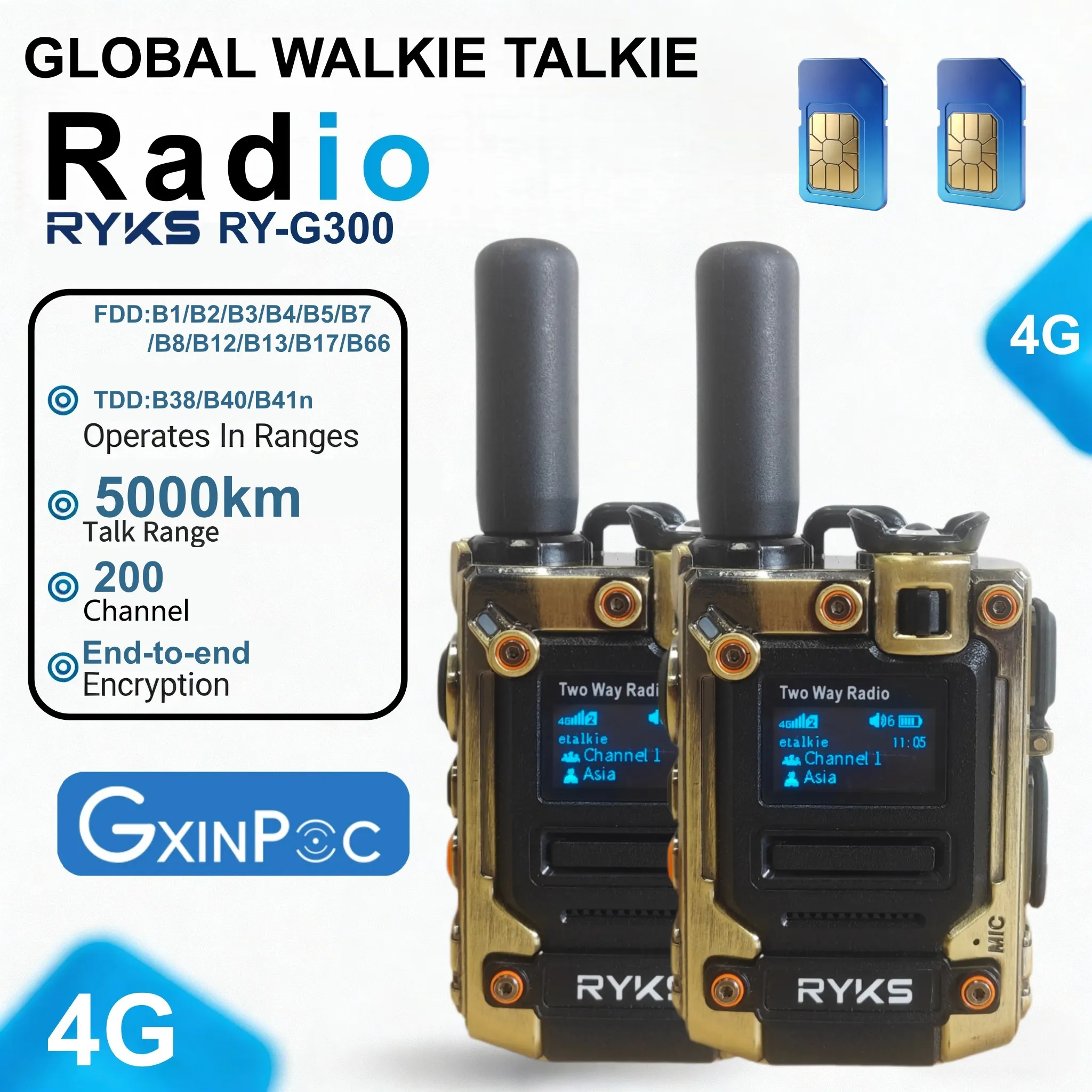 Глобальная (без платы) Платформа внутренней связи RYKS-DP56 рация 5000 км дальность действия разговора 4G LTE POC Сетевое радио SIM-карта
Глобальная (без платы) Платформа внутренней связи RYKS-DP56 рация 5000 км дальность действия разговора 4G LTE POC Сетевое радио SIM-карта