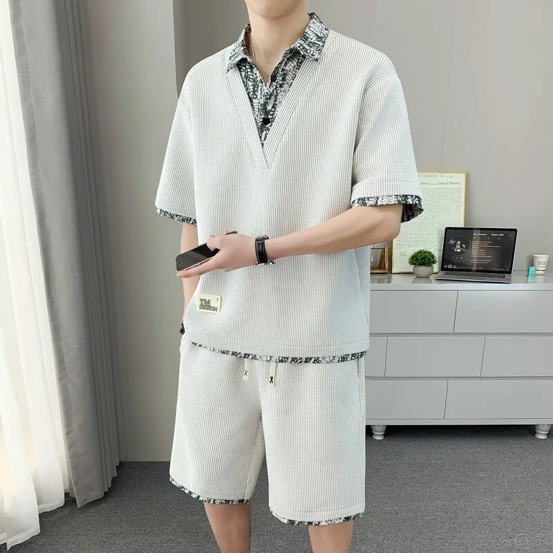 Shirts + shorts 2025 summer sportswear High quality mens sets Men's fashion Casual Sets Male shorts and shirts men Tracksuit
Shirts + shorts 2025 summer sportswear High quality mens sets Men's fashion Casual Sets Male shorts and shirts men Tracksuit