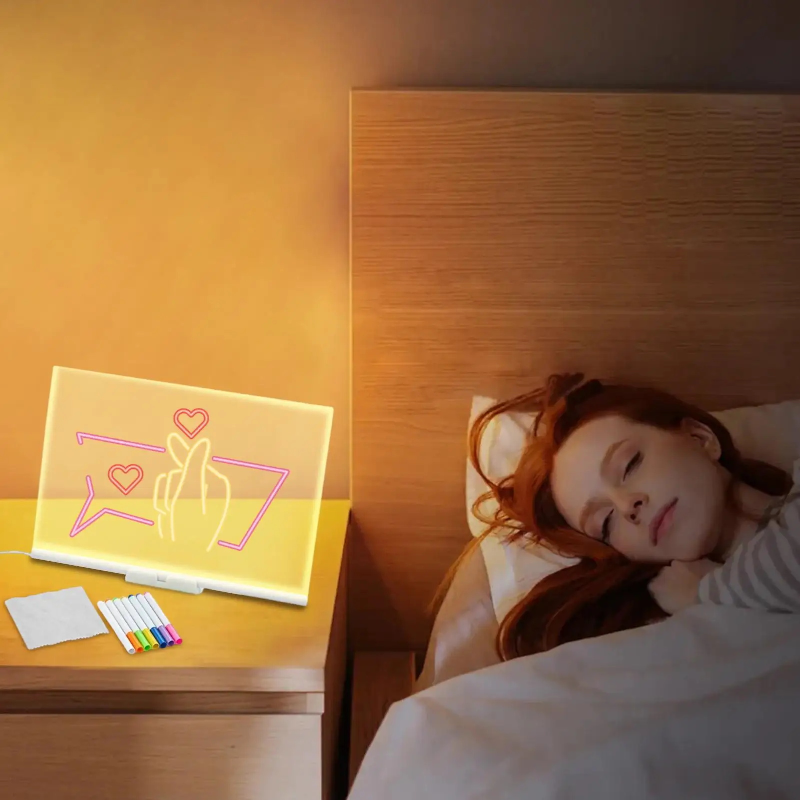 Kids LED Drawing Board Light Up Message Board Educational Drawing Supplies Erasable Doodle Tool For Travel Boys Girls
Kids LED Drawing Board Light Up Message Board Educational Drawing Supplies Erasable Doodle Tool For Travel Boys Girls