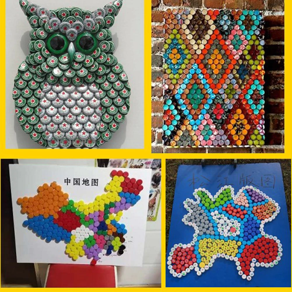 200pcs Bottle Caps Multi Color Decorative Plastic DIY Crafts Activities Home Education Art Classes Round Shape Sturdy
200pcs Bottle Caps Multi Color Decorative Plastic DIY Crafts Activities Home Education Art Classes Round Shape Sturdy