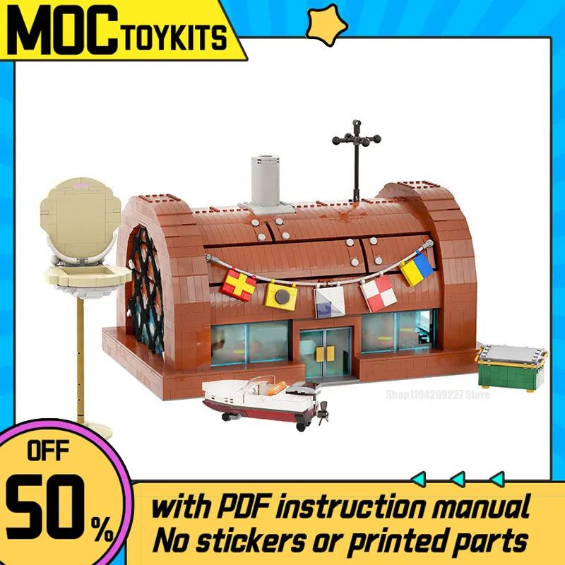 3458pcs Assembled Building Block Toy Sponge World Beach Restaurant Fort King Restaurant Scene Model Ornament Holiday Gift
3458pcs Assembled Building Block Toy Sponge World Beach Restaurant Fort King Restaurant Scene Model Ornament Holiday Gift