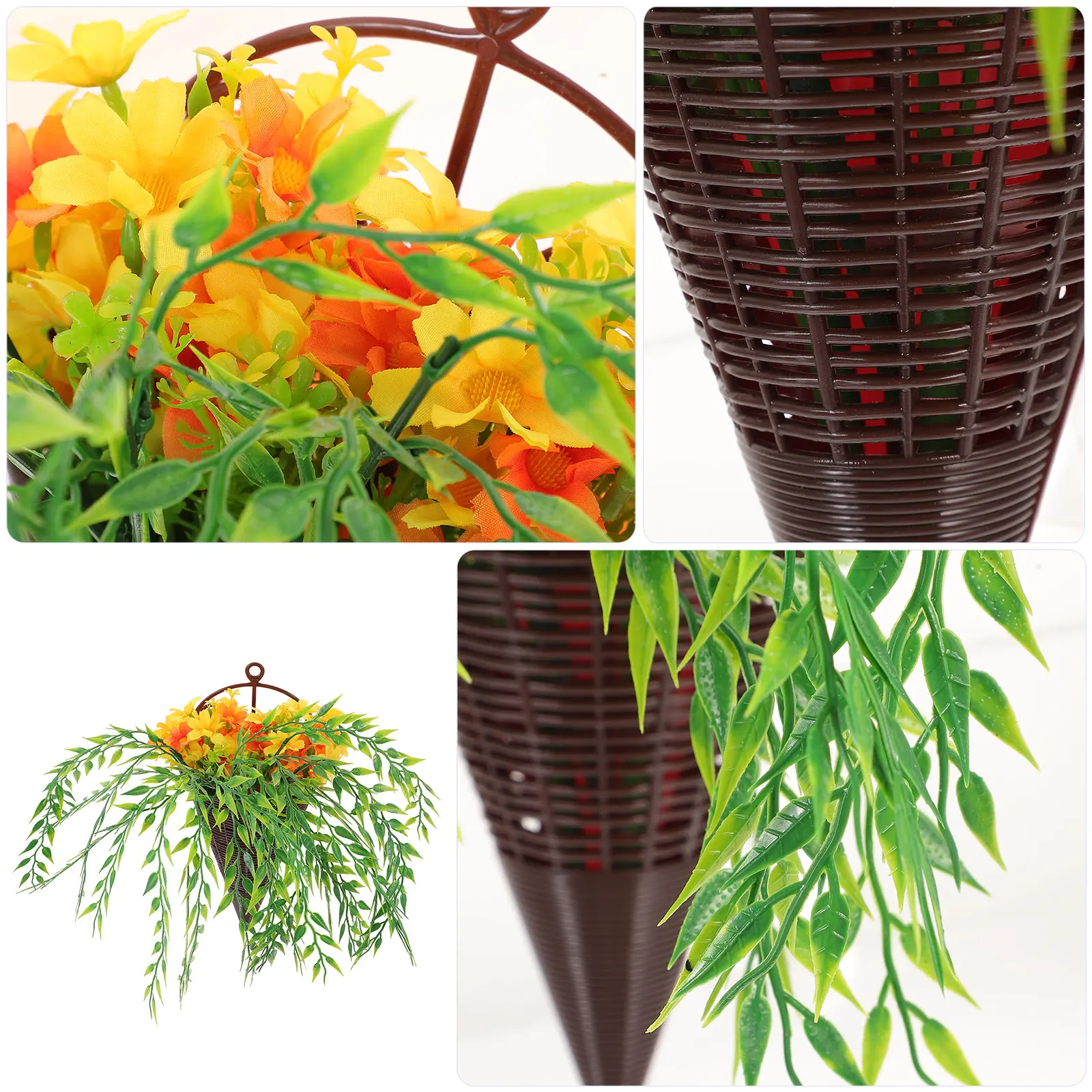 Lifelike Artificial Hanging Flower Basket Farmhouse Front Door Decor Porch Home Greenery Fake Hanging Flowers Indoor Outdoor
Lifelike Artificial Hanging Flower Basket Farmhouse Front Door Decor Porch Home Greenery Fake Hanging Flowers Indoor Outdoor