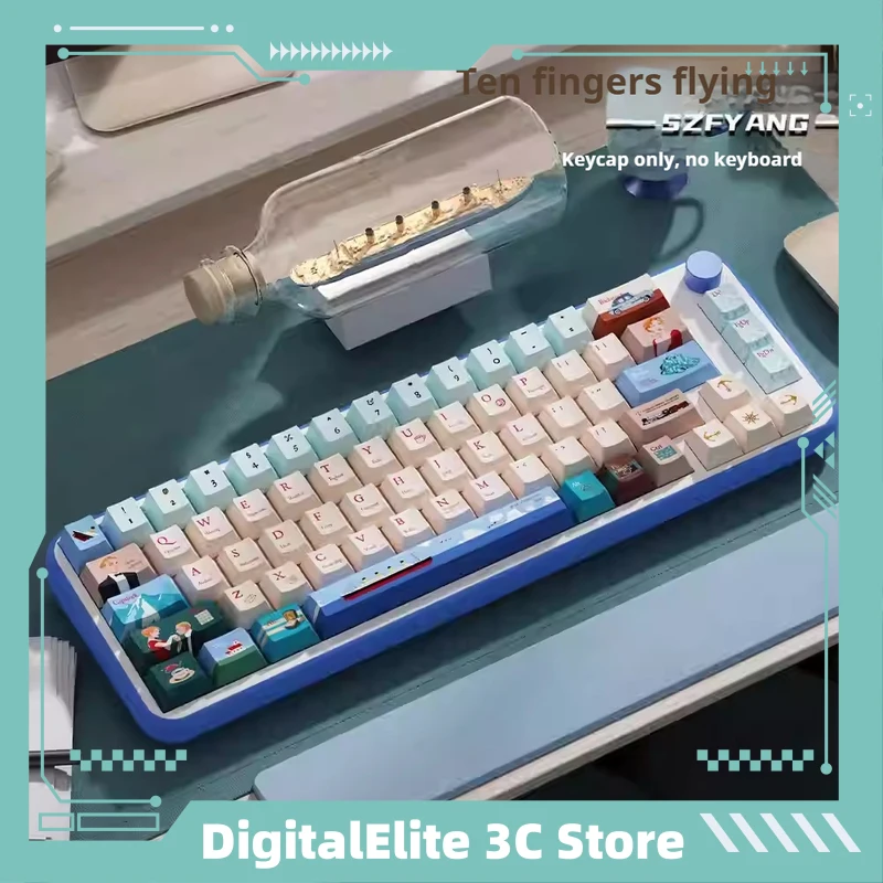 138/158-Key Titanic Themed Original Design Keycaps Full Set Of Custom Pbt Keycaps In Oem Profile With Unique Artisan Designs
138/158-Key Titanic Themed Original Design Keycaps Full Set Of Custom Pbt Keycaps In Oem Profile With Unique Artisan Designs