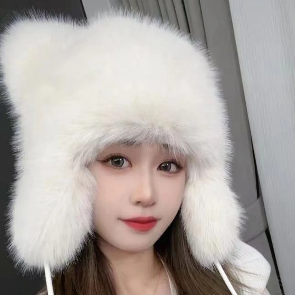 2024 New Winter Men's 100% Real Fox Fur Bomber Hat Raccoon Fur Ushanka Cap Trapper Russian Women Ski Hats Caps
2024 New Winter Men's 100% Real Fox Fur Bomber Hat Raccoon Fur Ushanka Cap Trapper Russian Women Ski Hats Caps