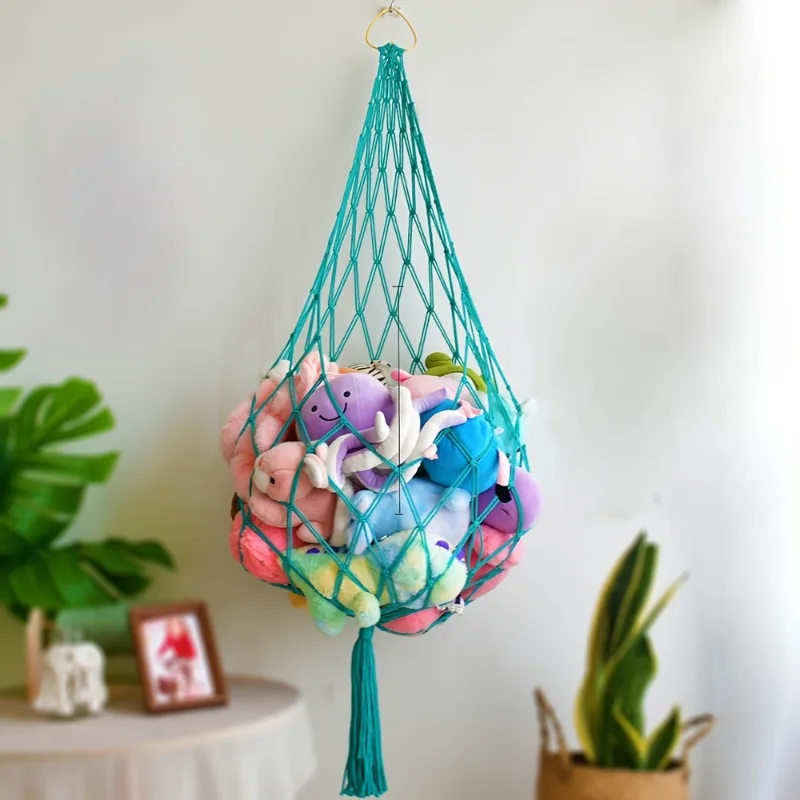 Macrame Stuffed Animal Storage Hammock Hanging Toy Net for Plush Toy Organizer Kids Room Decor
Macrame Stuffed Animal Storage Hammock Hanging Toy Net for Plush Toy Organizer Kids Room Decor