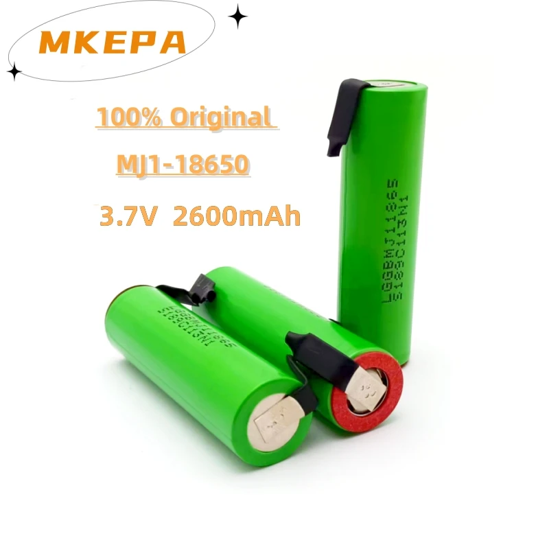 100% Original 3.7V 18650 MJ1 Rechargeable Battery, 2600mAh Lithium Ion Batteries - Batteries Only
100% Original 3.7V 18650 MJ1 Rechargeable Battery, 2600mAh Lithium Ion Batteries - Batteries Only