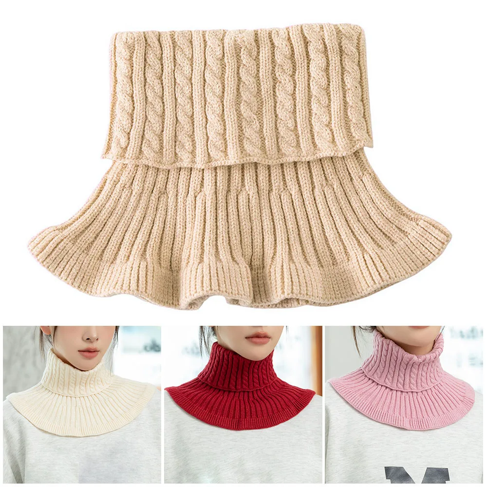 Men Women Fake Collar Scarf Knitted Elastic False Collar Scarf Warm Winter Cycling Windproof Turtleneck Detachable Wrap Scarf
Men Women Fake Collar Scarf Knitted Elastic False Collar Scarf Warm Winter Cycling Windproof Turtleneck Detachable Wrap Scarf