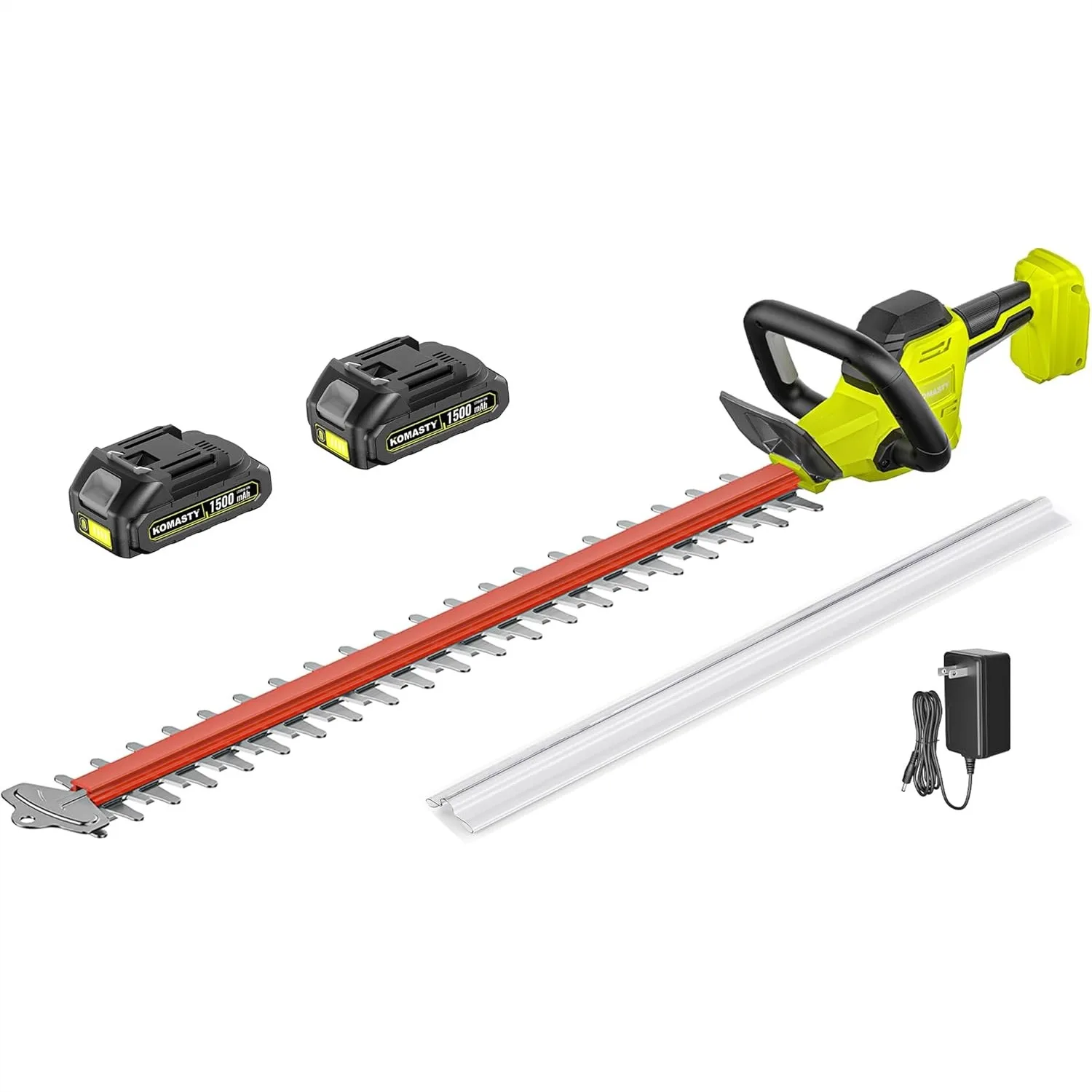 22 Inch Cordless Hedge Trimmer with 2 Batteries, 20V Handheld Electric Trimmer for Garden
22 Inch Cordless Hedge Trimmer with 2 Batteries, 20V Handheld Electric Trimmer for Garden