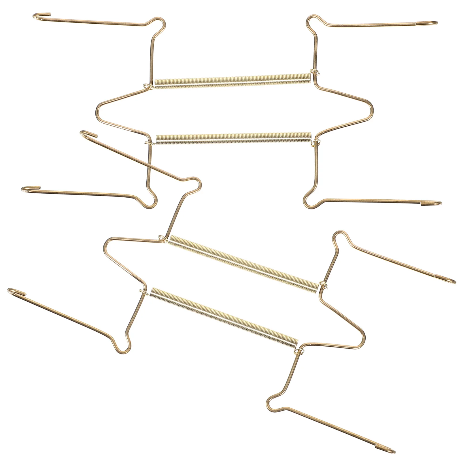 2 Pcs Hook U-shaped Spring Hanger Wall Plate Holders Stainless Steel Golden Display
2 Pcs Hook U-shaped Spring Hanger Wall Plate Holders Stainless Steel Golden Display