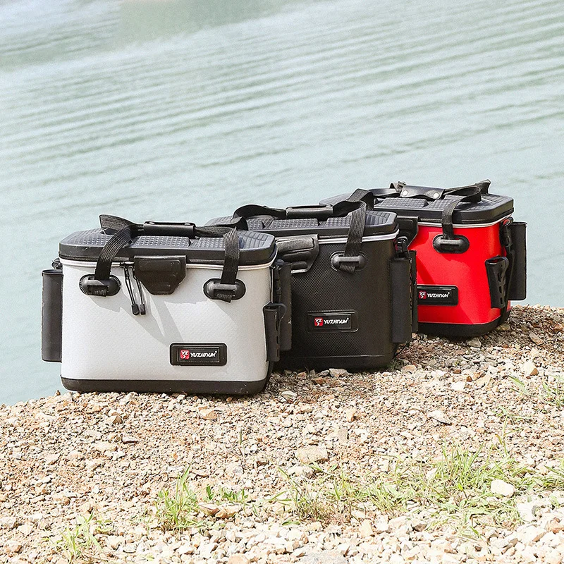 Multifunctional Fishing Box EVA Material Fishing Bucket Live Fish Bucket Sea Fishing Raft Fishing Equipment Y542
Multifunctional Fishing Box EVA Material Fishing Bucket Live Fish Bucket Sea Fishing Raft Fishing Equipment Y542